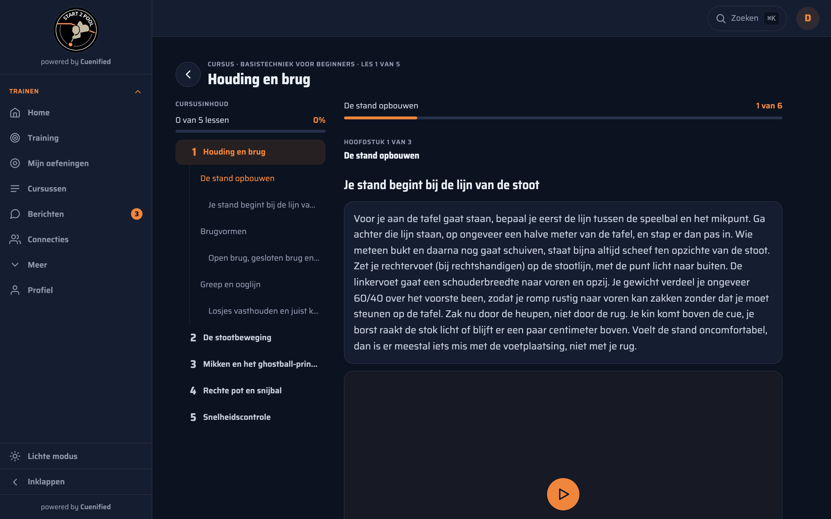 De uitleg in de app.